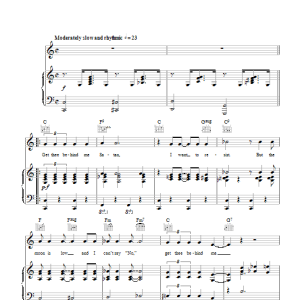 Ella Fitzgerald Get Thee Behind Me Satan Musik Noten - Piano, Vocal & Guitar Chords - 111041-0