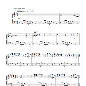 Elmer Bernstein Sweet Smell Of Success (Main Theme) Musik Noten - Piano Solo - 111237-0