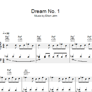 Elton John Dream #1 (Instrumental) Musik Noten - Piano Solo - 117105-0