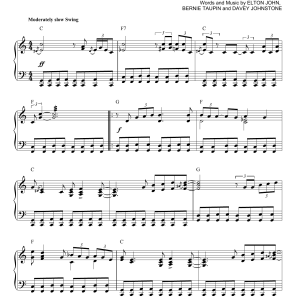 Elton John I Guess That's Why They Call It The Blues [Jazz version] (arr. Brent Edstrom) Musik Noten - Piano Solo - 151641-0
