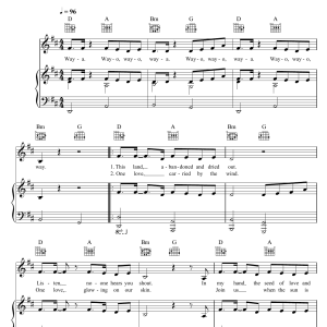 Emmelie de Forest Rainmaker Musik Noten - Piano, Vocal & Guitar Chords - 118701-0