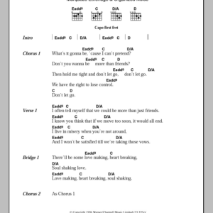 En Vogue Don't Let Go (Love) Musik Noten - Piano Chords/Lyrics - 101856-0