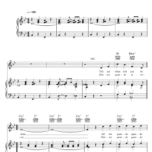 Engelbert Humperdinck Quando, Quando, Quando Musik Noten - Piano, Vocal & Guitar Chords - 121055-0