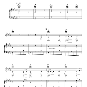 Enya A Moment Lost Musik Noten - Piano, Vocal & Guitar Chords - 161463-0