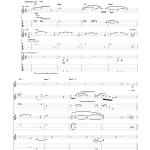 Eric Clapton Starbound Musik Noten - Guitar Tab - 157342-0