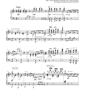 Eric Rockwell You Could Drive A Person Crazy Musik Noten - Piano Solo - 179219-0