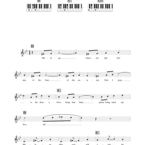 Ernseto Lecuona Malaguena Musik Noten - Piano Chords/Lyrics - 109504-0