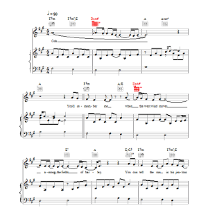 Eva Cassidy Fields Of Gold Musik Noten - Piano Chords/Lyrics - 110125-0
