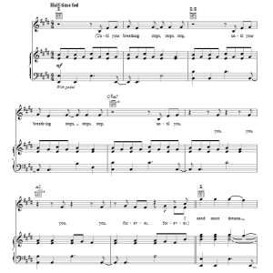 Fall Out Boy Save Rock And Roll Musik Noten - Piano, Vocal & Guitar Chords - 150018-0