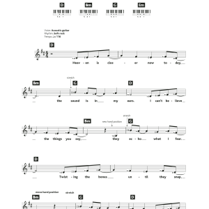 Fiction Factory (Feels Like) Heaven Musik Noten - Piano Chords/Lyrics - 117431-0