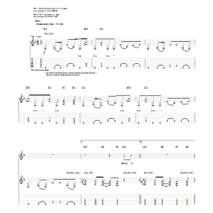 Five Finger Death Punch Dot Your Eyes Musik Noten - Guitar Tab - 154923-0