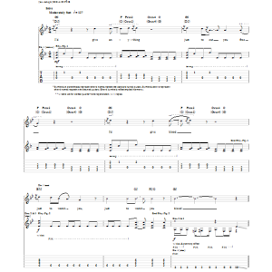 Five Finger Death Punch Watch You Bleed Musik Noten - Guitar Tab - 154921-0