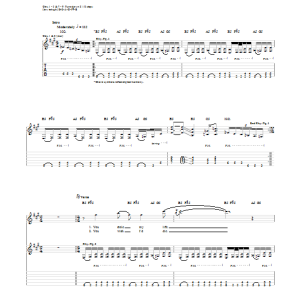 Five Finger Death Punch Weight Beneath My Sin Musik Noten - Guitar Tab - 154920-0