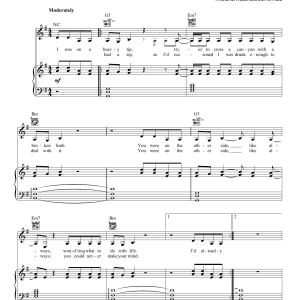 Florence And The Machine What Kind Of Man Musik Noten - Piano, Vocal & Guitar Chords - 158709-0