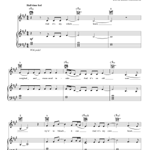 Florence And The Machine Which Witch Musik Noten - Piano, Vocal & Guitar Chords - 161912-0