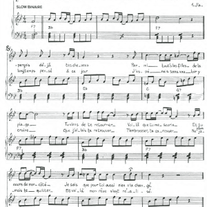 Francois Valery Une Chanson D'ete Musik Noten - Piano & Vocal - 119664-0
