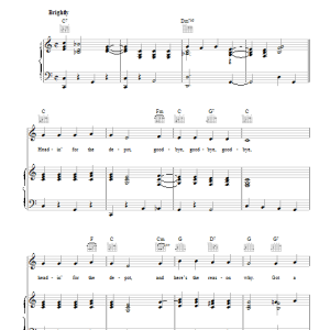 Frank Loesser A Touch Of Texas Musik Noten - Piano, Vocal & Guitar Chords - 110523-0