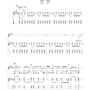Frank Zappa Dinah-Moe Humm Musik Noten - Guitar Tab - 150352-0
