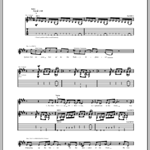 Frank Zappa Father O'Blivion Musik Noten - Guitar Tab - 150866-0