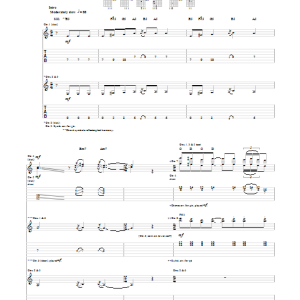 Frank Zappa Florentine Pogen Musik Noten - Guitar Tab - 150262-0