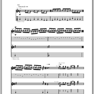 Frank Zappa St. Alfonzo's Pancake Breakfast Musik Noten - Guitar Tab - 150875-0