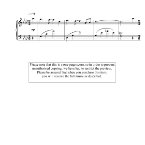 Frans Bak End Credits (from BBC One's "Doctor Foster") Musik Noten - Piano Solo - 122652-0