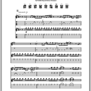 Freddie King Heads Up Musik Noten - Guitar Tab - 155921-0