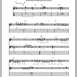 Freddie King See See Baby Musik Noten - Guitar Tab - 155918-0