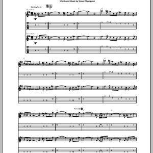 Freddie King The Sad Nite Owl Musik Noten - Guitar Tab - 155926-0