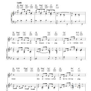 Freddie Martin The Dickey-Bird Song Musik Noten - Piano, Vocal & Guitar Chords - 110483-0