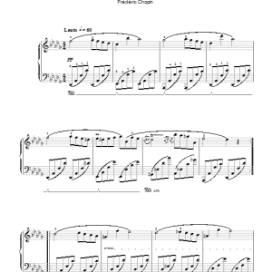 Frédéric Chopin Trio From The Funeral March, Op. 35 Musik Noten - Easy Piano - 111179-0
