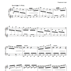 Frederick Koch Toccatina Musik Noten - Piano Solo - 110946-0