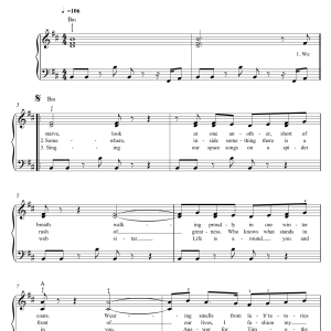 Galt MacDermot The Flesh Failures (Let The Sunshine In) (from 'Hair') Musik Noten - Easy Piano - 121400-0