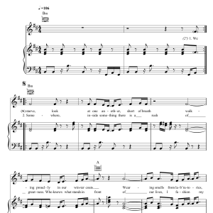 Galt MacDermot The Flesh Failures/Let The Sunshine In (from 'Hair') Musik Noten - Piano, Vocal & Guitar Chords - 120893-0