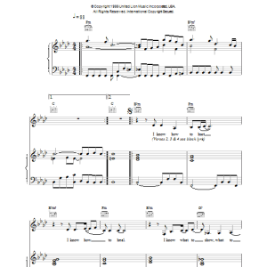 Garbage The World Is Not Enough Musik Noten - Easy Piano - 116946-0