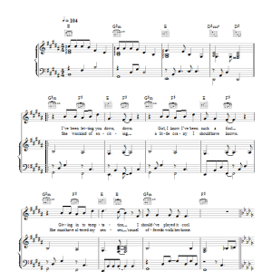 Gareth Gates Anyone Of Us (Stupid Mistake) Musik Noten - Piano Chords/Lyrics - 107181-0