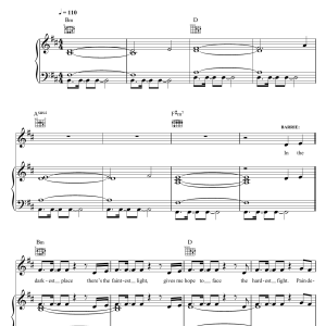 Gary Barlow Stronger (from 'Finding Neverland') Musik Noten - Piano, Vocal & Guitar Chords - 122516-0