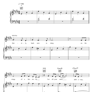 Gary Barlow Sylvia's Lullaby (from 'Finding Neverland') Musik Noten - Piano, Vocal & Guitar Chords - 122517-0