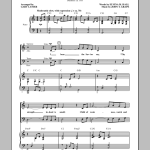 Gary Lanier Jesus Paid It All Musik Noten - SATB Choir - 151353-0