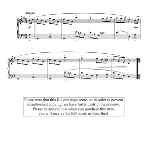 Georg Philipp Telemann Gigue A L'angliose Musik Noten - Easy Piano - 124019-0