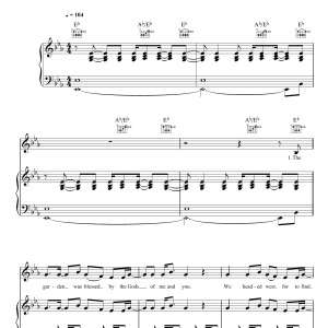 George Ezra Blame It On Me Musik Noten - Piano, Vocal & Guitar Chords - 119303-0