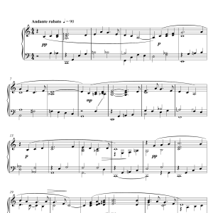 George Fenton Memphis Belle (Main Title) (as performed by Sacha Puttnam) Musik Noten - Piano Solo - 119425-0