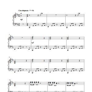 George Fenton The Blue Planet, Thimble Jelly Fish Musik Noten - Piano Solo - 117906-0