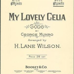 George Munro My Lovely Celia Musik Noten - Piano & Vocal - 121654-thumbnail