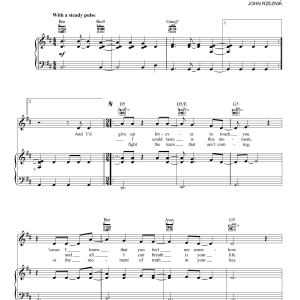 Goo Goo Dolls Iris Musik Noten - Guitar Chords/Lyrics - 117498-0