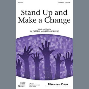 Greg Jasperse Stand Up And Make A Change Musik Noten - SATB Choir - 77910-thumbnail