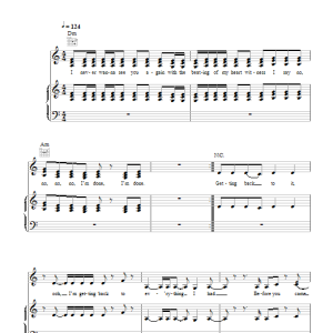 Haim Better Off Musik Noten - Piano, Vocal & Guitar Chords - 117488-0