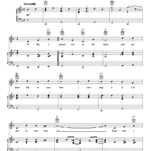 Hank Williams I Can't Help It (If I'm Still In Love With You) Musik Noten - Piano Chords/Lyrics - 87420-0
