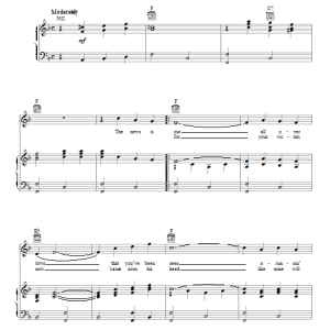 Hank Williams You Win Again Musik Noten - Piano Chords/Lyrics - 87422-0