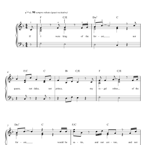 Harold Arlen If I Were The King Of The Forest Musik Noten - Easy Piano - 121262-0